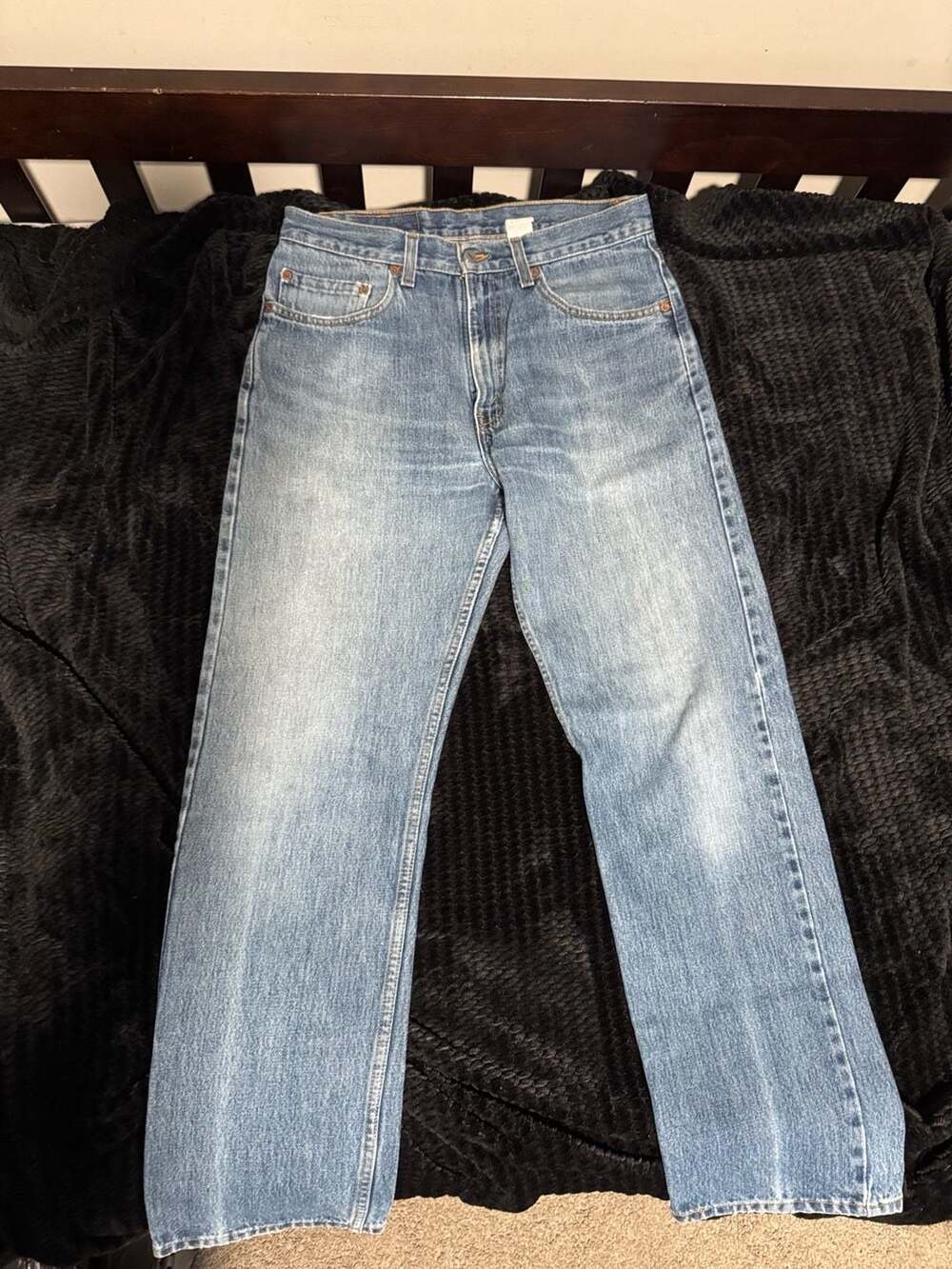 Levi's 505 Regular Fit Straight Leg Jeans, Light Wash, Size 32x30